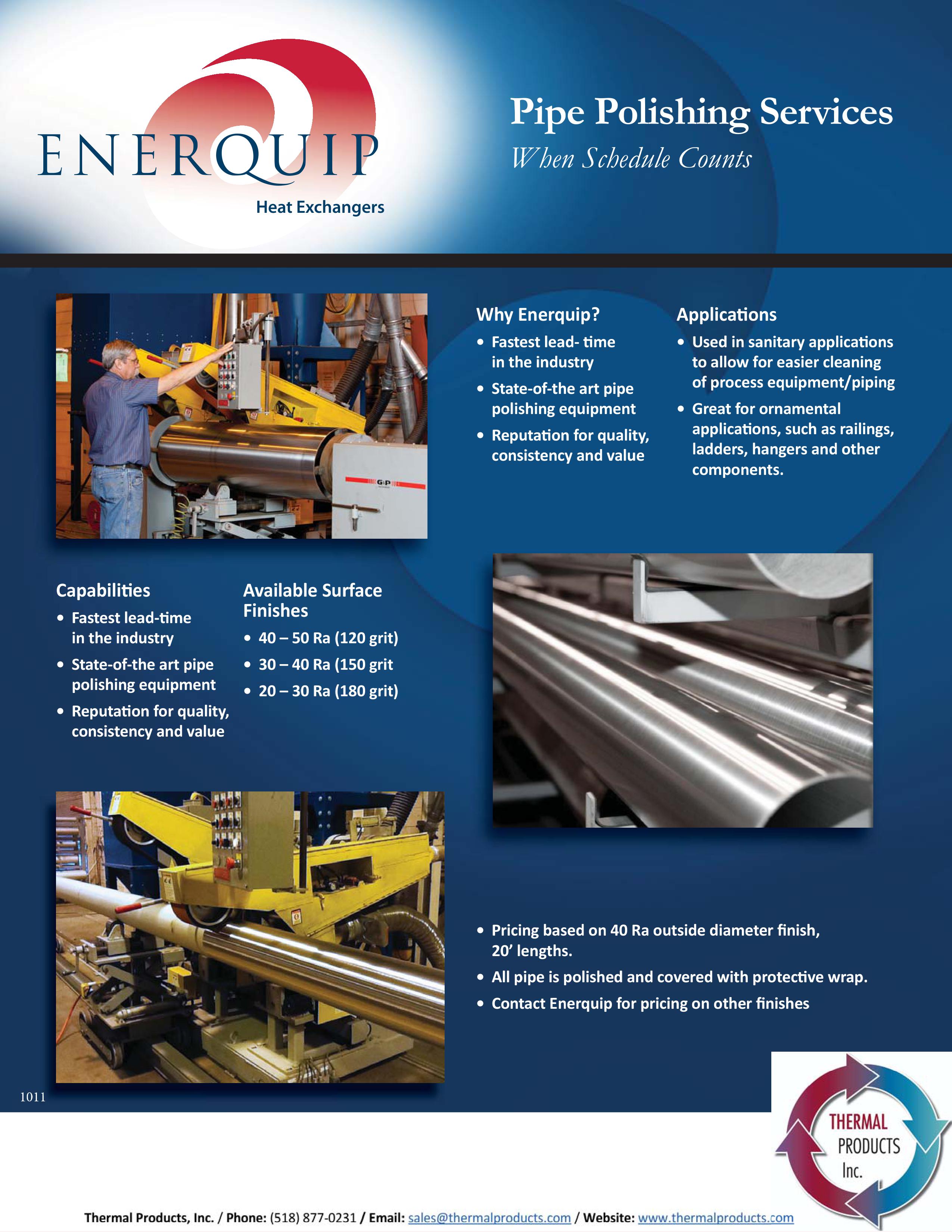 Pipe Polishing Services