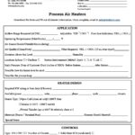 Process Air Heater RFQ Form